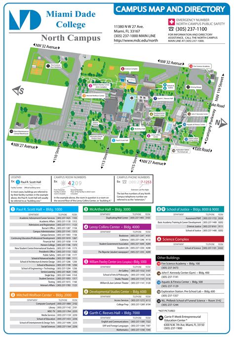 Miami Dade north campus map - Miami Dade college north campus map ...