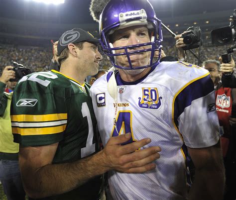 Aaron Rodgers vs. Brett Favre: Will Packers or Vikings Miss Star QB ...