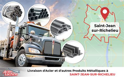 Produits en Acier, Aluminium et autres Métaux à Saint-Jean-sur-Richelieu, Québec | Acier Lachine Inc