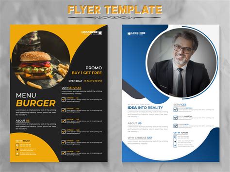 Business and restaurant Flyer Design by azizul Huq on Dribbble