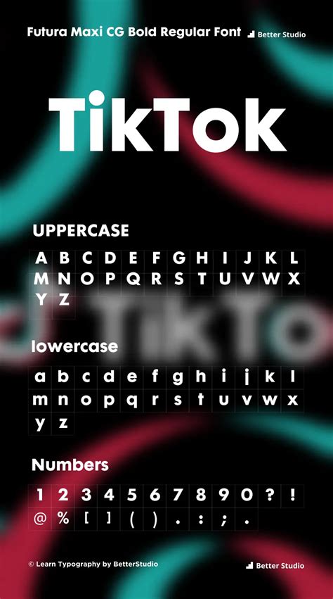 TikTok Logo Font - BetterStudio