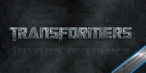 Transformers Text Effect by WampiruS on DeviantArt