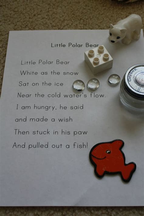 polar bear poem | Polar animals preschool, Polar bears preschool ...