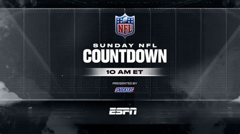 Sunday NFL Countdown Back for 2023 NFL Season as Iconic Show Nears 40 Years of Excellence - ESPN ...