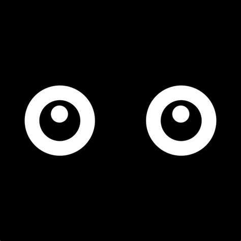 Scared Cartoon Eyes in the Dark - Cartoon Eyes - Tapestry | TeePublic