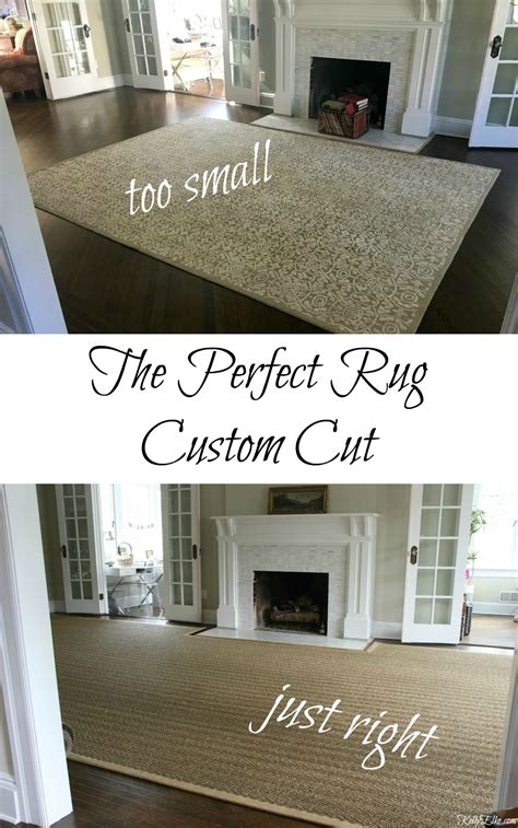 Living Room Solution - Custom Cut Rug - Kelly Elko