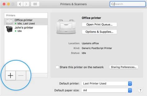 Printer preferences mac - sidelawpc