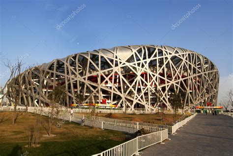 THE BIRD'S NEST - OLYMPIC STADIUM IN BEIJING, CHINA – Stock Editorial ...