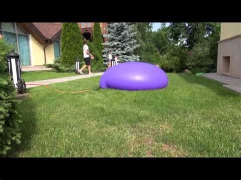 Giant water balloon explosion - YouTube