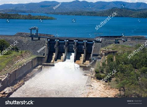 Aerial Image Wivenhoe Dam Near Brisbane Stock Photo 133457021 ...