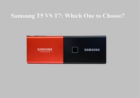 Samsung T5 VS T7 [Full & Detailed Guide] - EaseUS