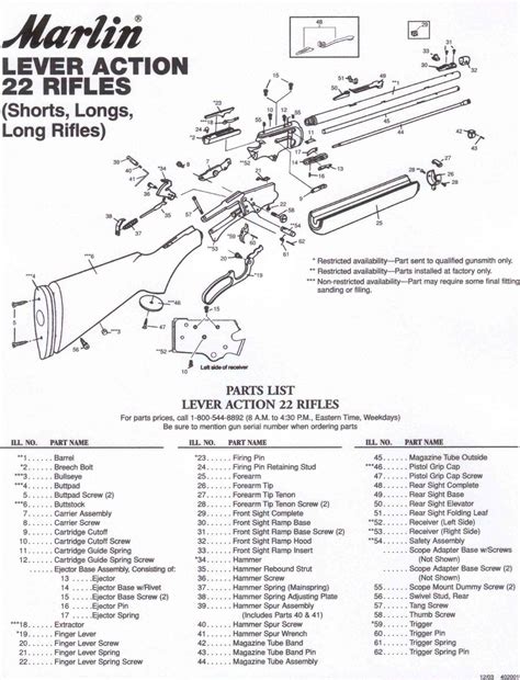 Marlin 39A Parts Diagram