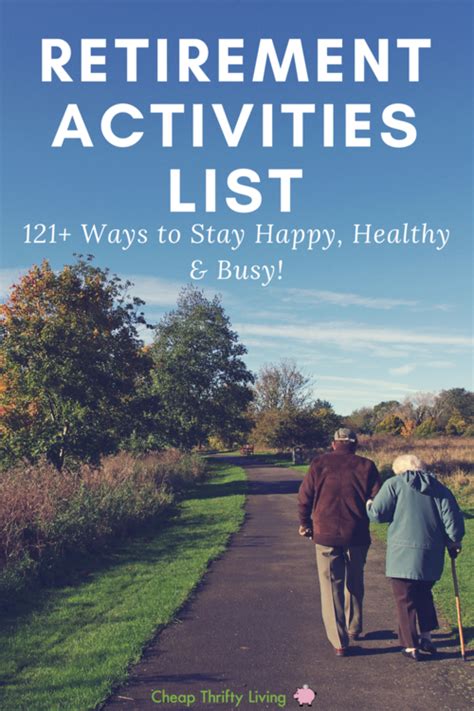 Retirement Activities List: 100+ Ways to Stay Healthy, Happy, and Busy ...