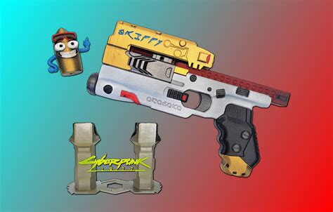 3D file SkIPpY The Legendary Cyberpunk 2077 AI Hand Gun Prop | Internal Electronics Options ...