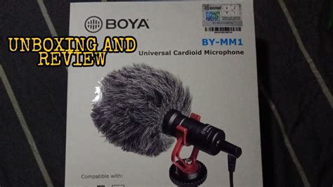 BOYA BY-MM1 | UNBOXING AND REVIEW - YouTube