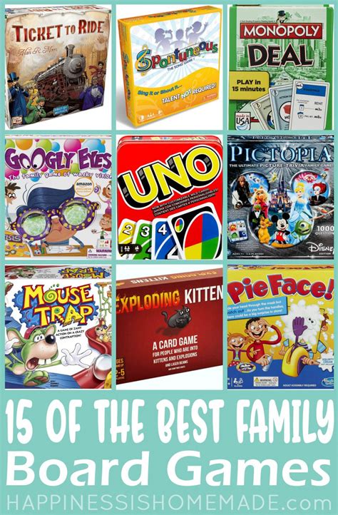 15 of The Best Family Board Games - Happiness is Homemade