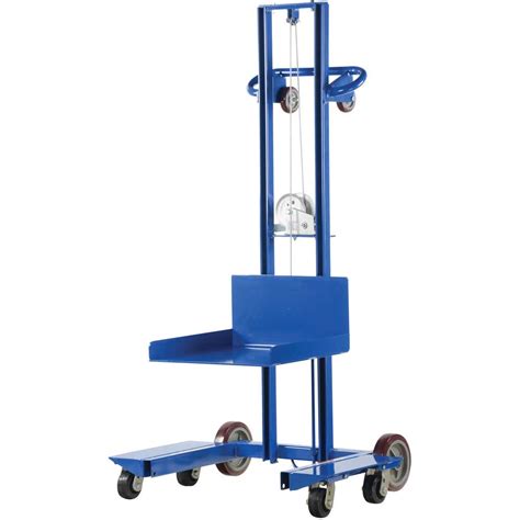 Vestil® LLPW-500-4SFL Lift Dolly 500-lb Cap. Winch-Operated