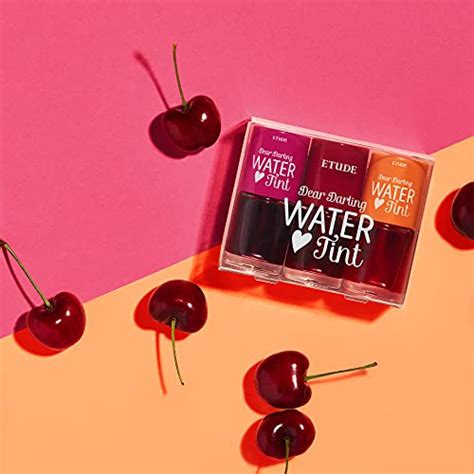 ETUDE Dear Darling Water Tint Cherry Ade (21AD) | Vivid Color Lip Stain with Moisturizing ...