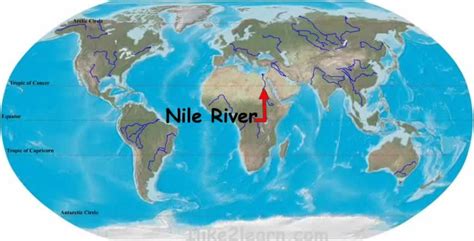 Nile River World Map – Verjaardag Vrouw 2020