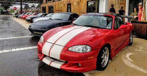 My first time at this Miata meet. So many turbos! : Miata