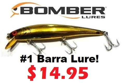 Gold Bomber Lure - 15A Barra Special - $14.95 -Ray & Anne's Tackle ...