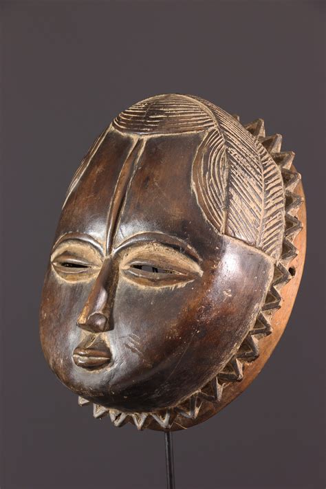 Masque Baoule Lune (12229) - Masque africain Baoule - Art africain