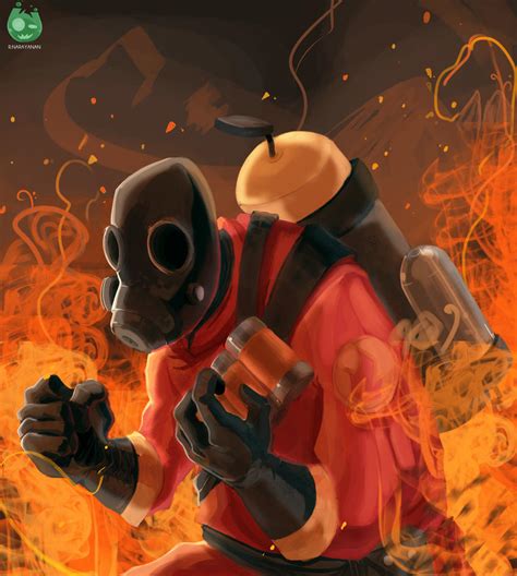 Team Fortress 2 : Pyro by Splitin2kun on DeviantArt