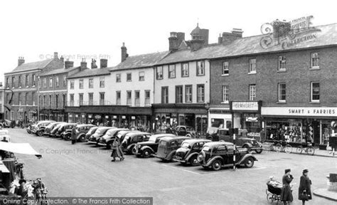 Bury St Edmunds, Buttermarket c.1950, from Francis Frith | Bury st edmunds, Bury, Old photos