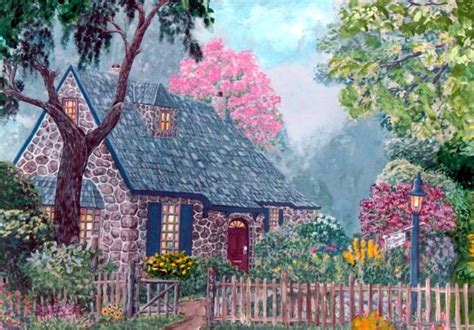 joni tada art - Google Search | Cottage art, Landscape art, Painting