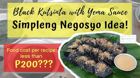 Black Kutsinta with Yema Sauce| Simpleng Negosyo Idea - YouTube