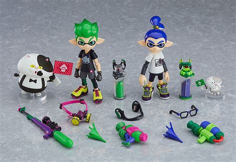 Splatoon / Splatoon 2 Figma Action Figures 2-Pack Splatoon Boy DX Ver. - Nendoworld