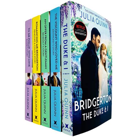 Bridgerton Family Book Series 5 Books Collection Set by Julia Quinn (The Duke and I, Viscount ...