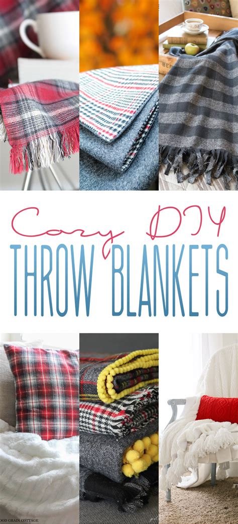 Cozy DIY Throw Blankets - The Cottage Market