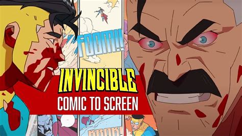 "Think, Mark!” Scene From Invincible | Comic to Screen Comparison ...