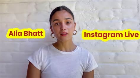 Alia Bhatt Instagram Live - YouTube