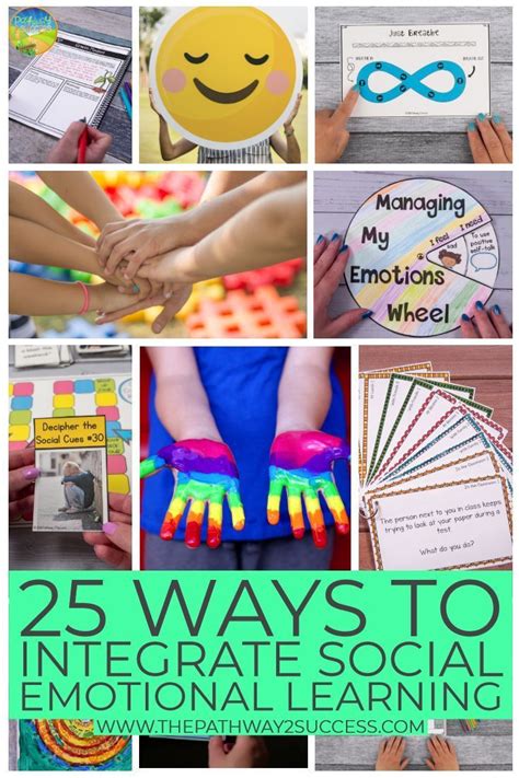 25 Ways to Integrate Social Emotional Learning | Social emotional ...