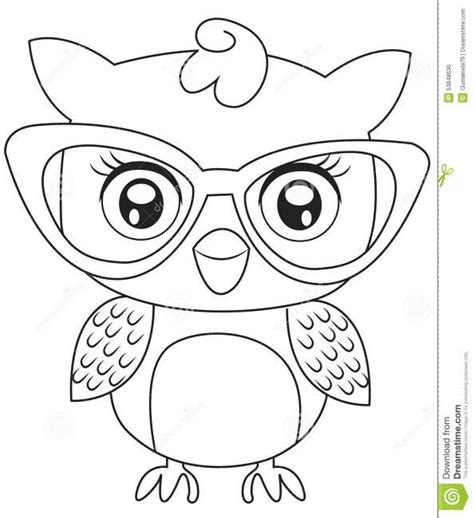 Owl Coloring Pages for Girls