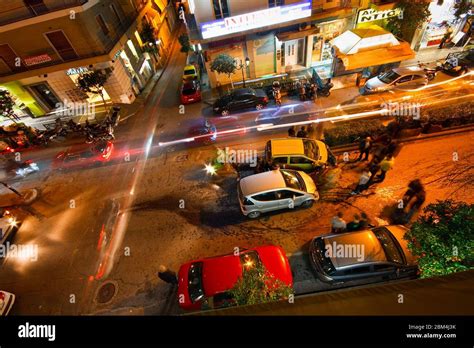 Car accident in the streets of Athens, Greece Stock Photo - Alamy