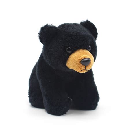 5" Black Bear Stuffed Plush Toy - GSMA