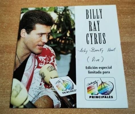 BILLY RAY CYRUS Achy breaky heart LIVE IN SPAIN RAREST SPANISH PROMO CD SINGLE | eBay