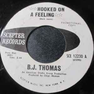 B.J. Thomas - Hooked On A Feeling (1968, Vinyl) | Discogs