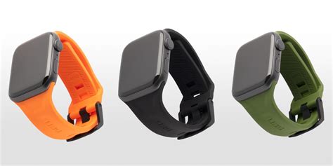 UAG launches silicone Apple Watch bands with traditional buckle ...