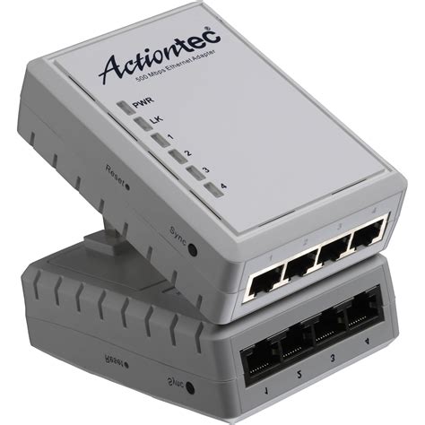 Actiontec PWR514WB1 Four Port Powerline Network Adapter