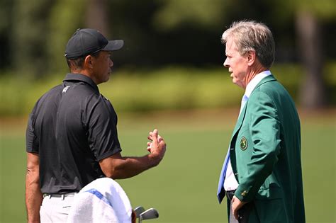 Tiger Woods arrives at Augusta National for 2023 Masters