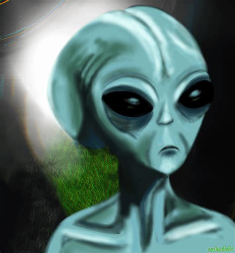 Alien, digital art, me, 2022 : r/Art