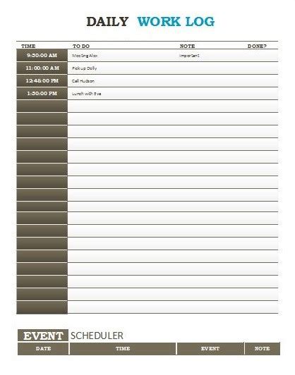 Order Log Templates | 13+ Free Printable Word, Excel & PDF Formats ...