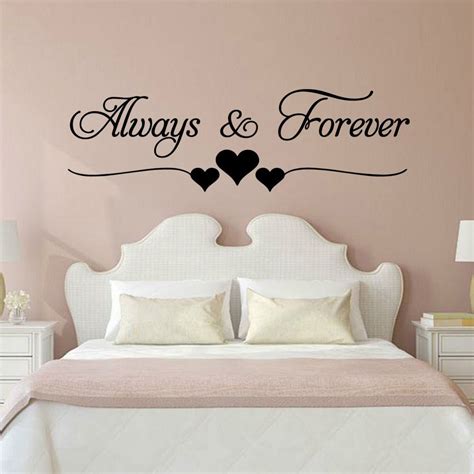 Romantic Love always forever INS Wall Stickers For house Bedroom Living ...