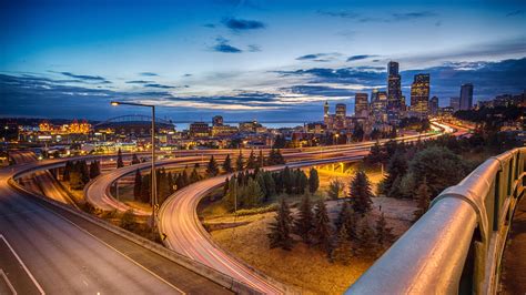 Download wallpaper: Seattle skyline 3840x2160