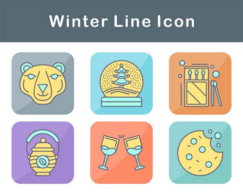 Winter Vector Icon Set 20650350 Vector Art at Vecteezy