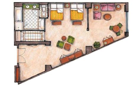 Venetian Piazza Suite Floor Plan